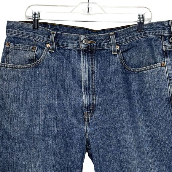 Levis 550 Denim Shorts Men 38 Blue Relaxed Fit Jorts Dadcore Classic Rugged - Picture 3 of 8